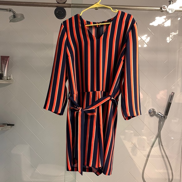 Banana republic striped shorts jumpsuit - Picture 1 of 4